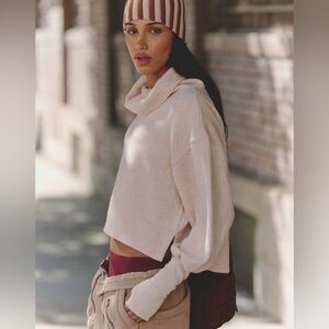 Free People Ride it out layer sweater in ballet pink.
Size S